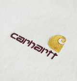 Carhartt WIP American Script Sweatshirt in Ash Heather