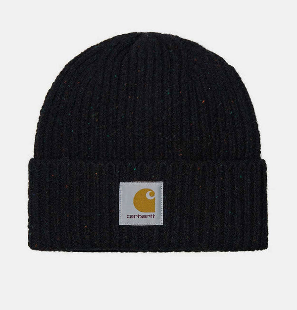 Carhartt WIP Anglistic Beanie in Speckled Black