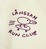 Långsam Run Club Bird T-Shirt in Butter