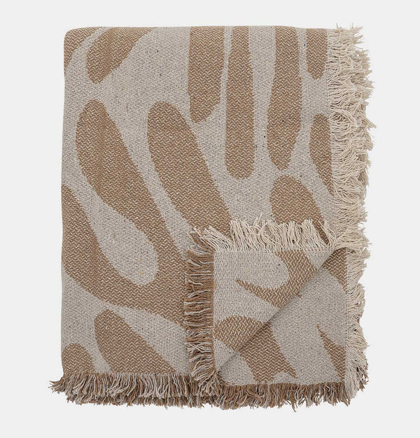 Bloomingville Alk Throw in Brown