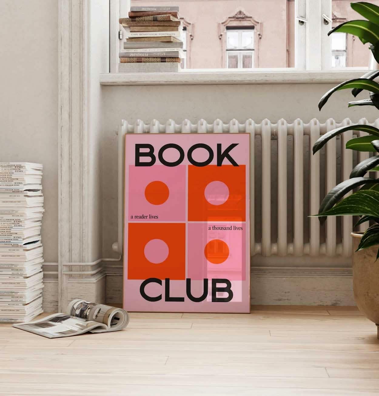 Lune Club Book Club Print – A3