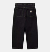 Carhartt WIP Brandon Pant in Black Stone Washed