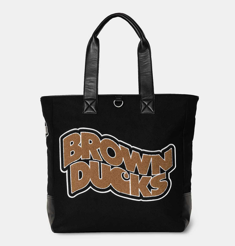 Carhartt WIP Brown Ducks Tote Bag in Black