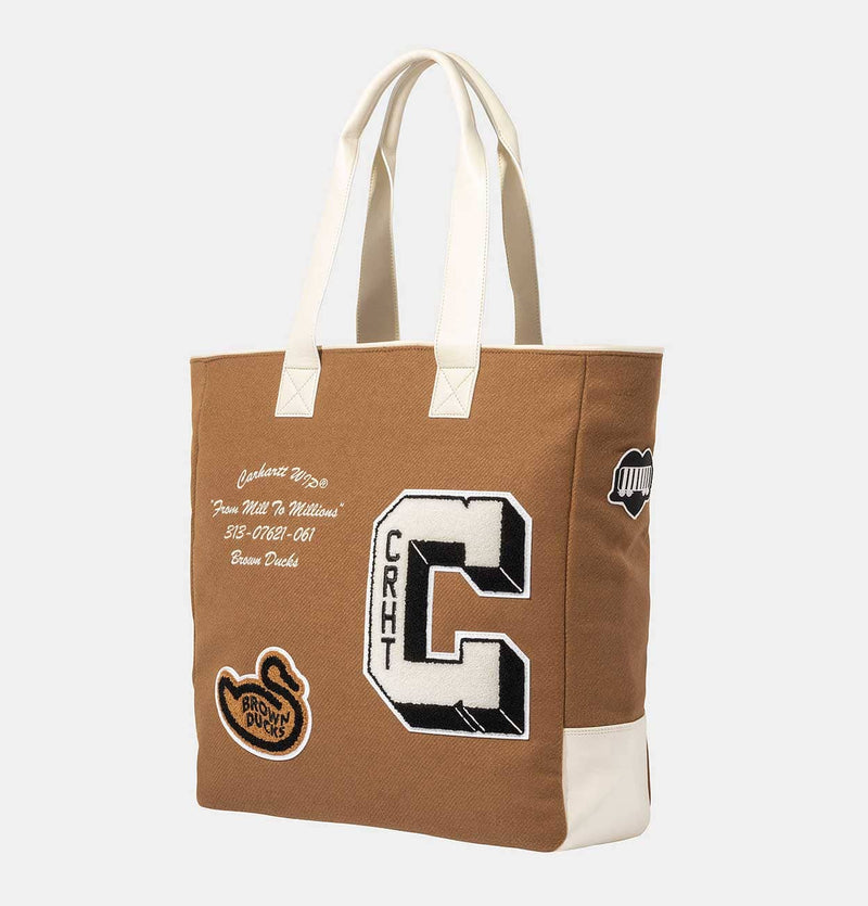 Carhartt WIP Brown Ducks Tote Bag in Hamilton Brown