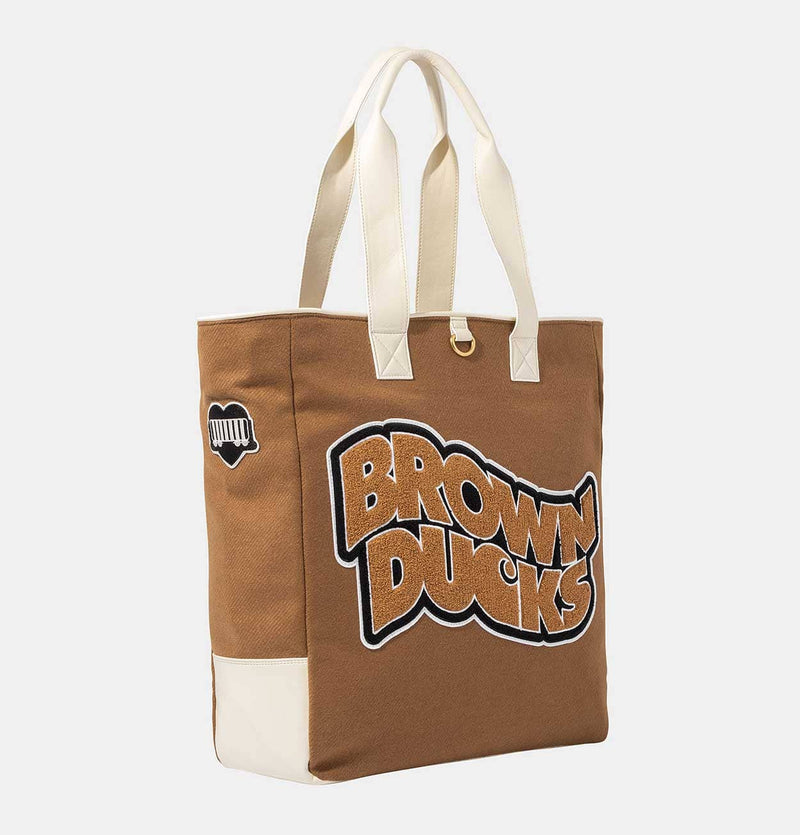 Carhartt WIP Brown Ducks Tote Bag in Hamilton Brown