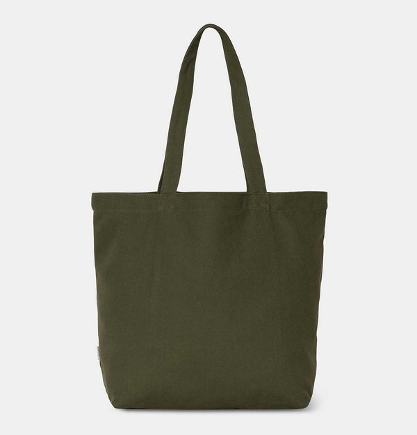 Carhartt WIP Canvas Graphic Tote Bag in Office Green