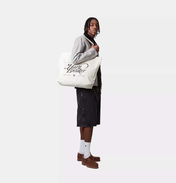 Carhartt WIP Canvas Graphic Tote Bag in Wax