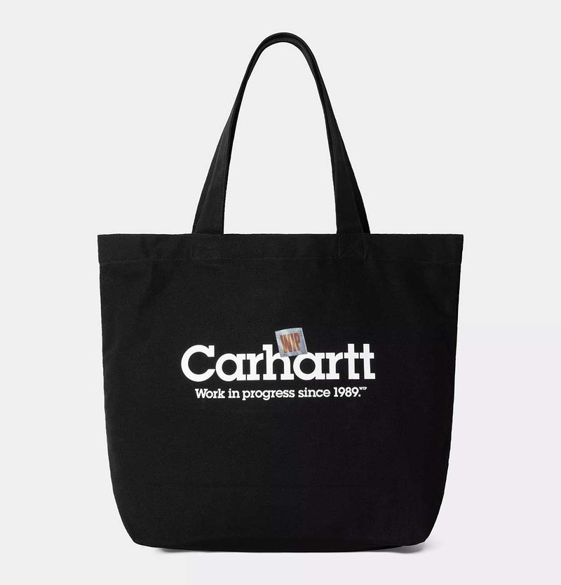 Carhartt WIP Canvas Graphic Tote Bag in Black