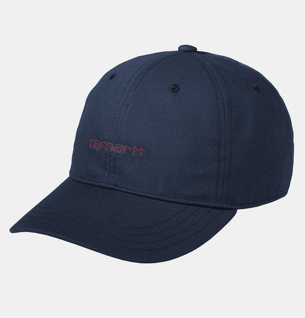 Carhartt WIP Canvas Script Cap in Air Force Blue