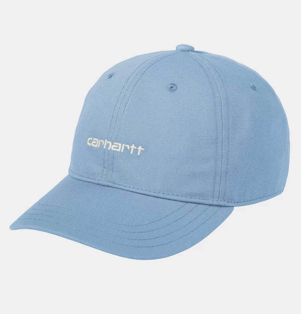 Carhartt WIP Canvas Script Cap in Bluebird