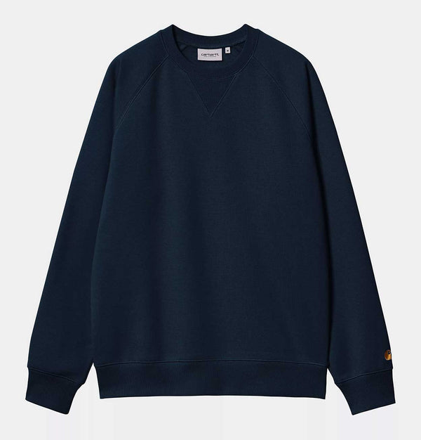 Carhartt WIP Chase Sweatshirt in Dark Navy