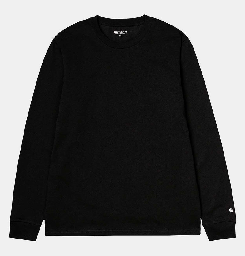 Carhartt WIP Long Sleeve Base T-Shirt in Black