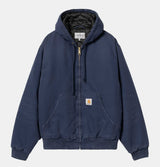 Carhartt WIP OG Active Jacket in Air Force Blue Aged Canvas