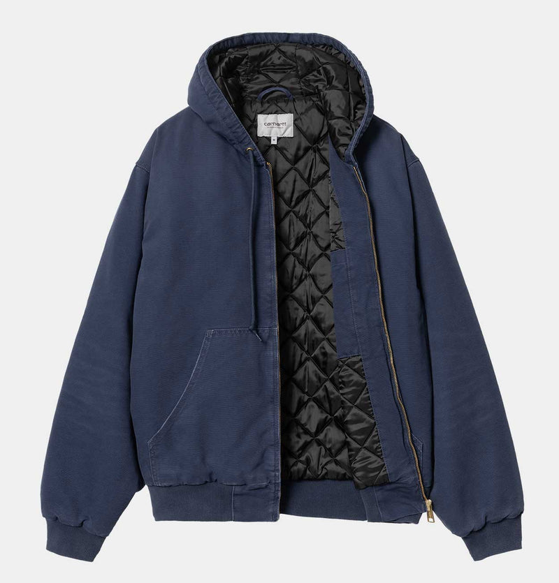 Carhartt WIP OG Active Jacket in Air Force Blue Aged Canvas