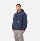 Carhartt WIP OG Active Jacket in Air Force Blue Aged Canvas