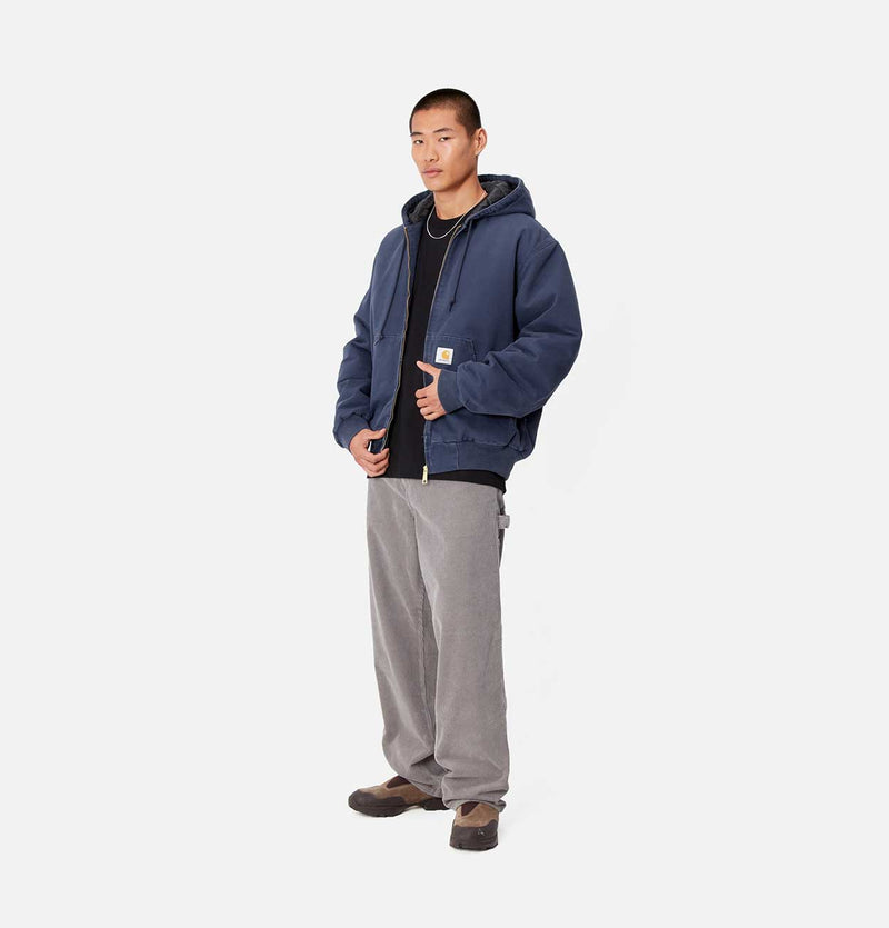 Carhartt WIP OG Active Jacket in Air Force Blue Aged Canvas