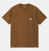 Carhartt WIP Pocket T-Shirt in Deep H Brown