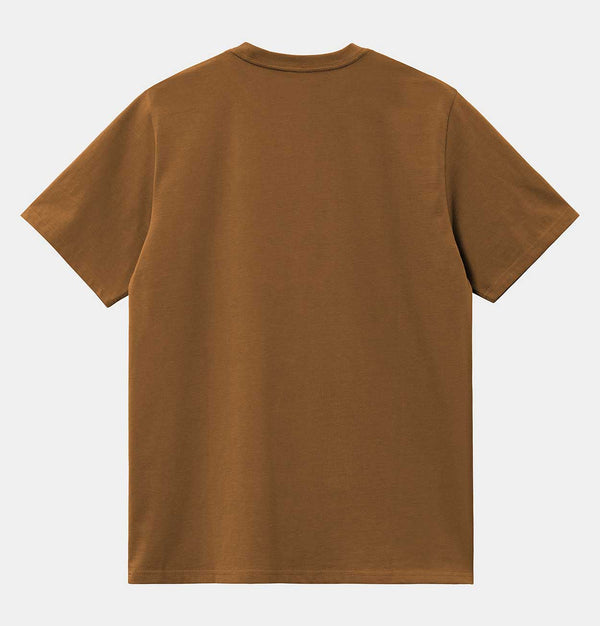 Carhartt WIP Pocket T-Shirt in Deep H Brown