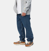 Carhartt WIP Single Knee Pant in Blue Stone Washed