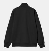 Carhartt WIP Chase Neck Zip Sweatshirt in Black