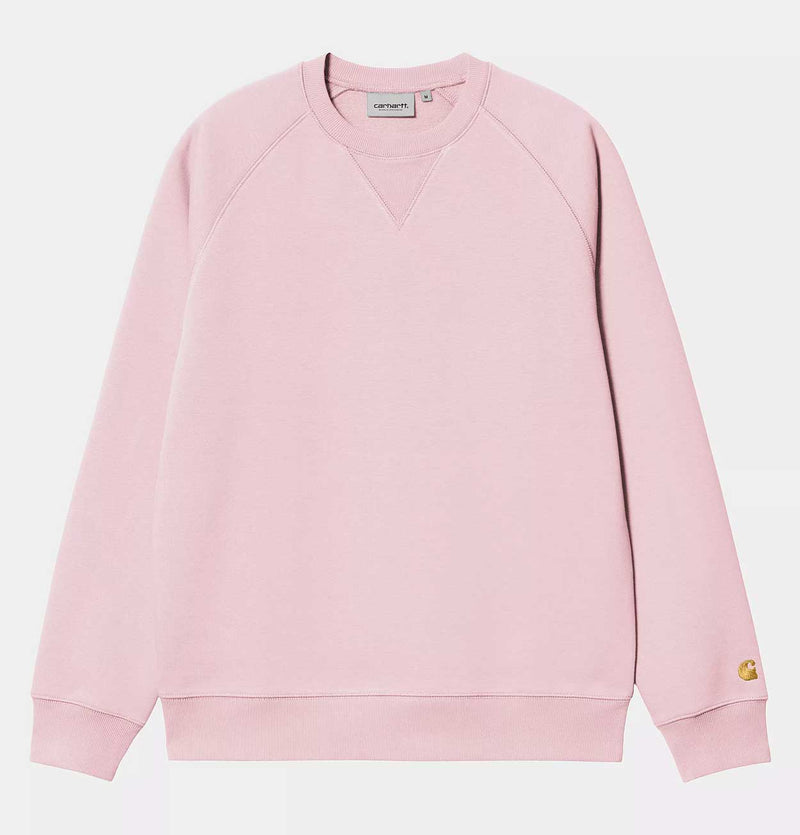 Carhartt WIP Chase Sweatshirt in Air Pink