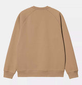 Carhartt WIP Chase Sweatshirt in Dusty H Brown