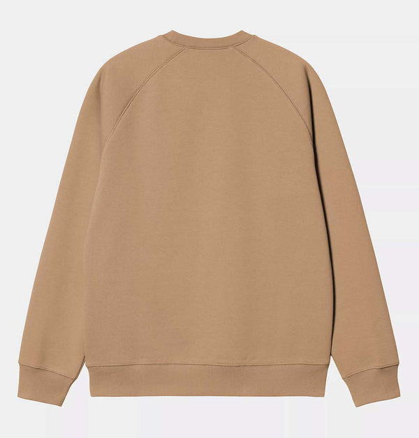 Carhartt WIP Chase Sweatshirt in Dusty H Brown