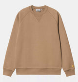 Carhartt WIP Chase Sweatshirt in Dusty H Brown