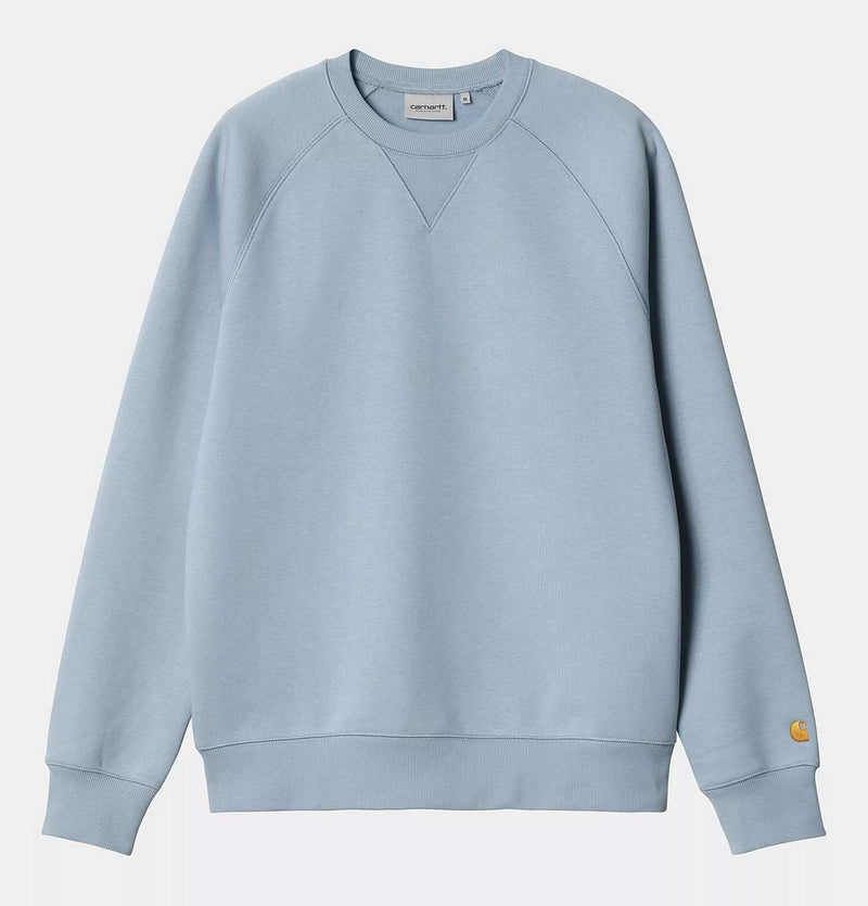 Carhartt WIP Chase Sweatshirt in Frosted Blue