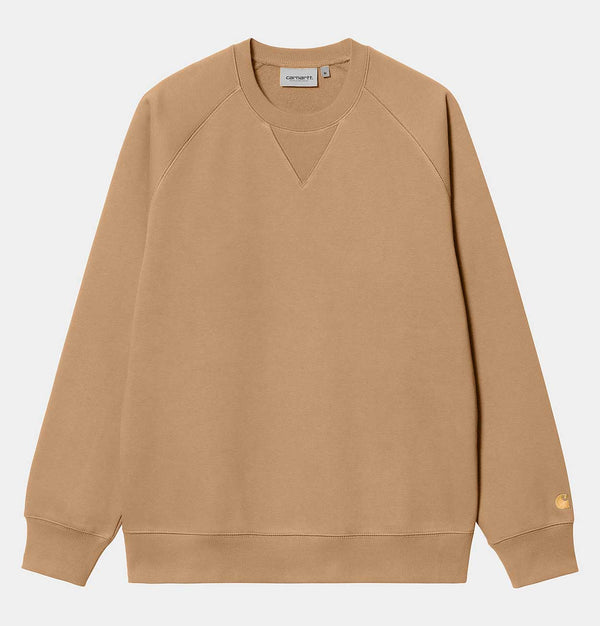 Carhartt WIP Chase Sweatshirt in Peanut