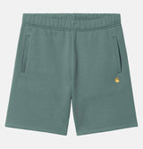 Carhartt WIP Chase Sweat Short in Silver Pine