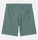 Carhartt WIP Chase Sweat Short in Silver Pine