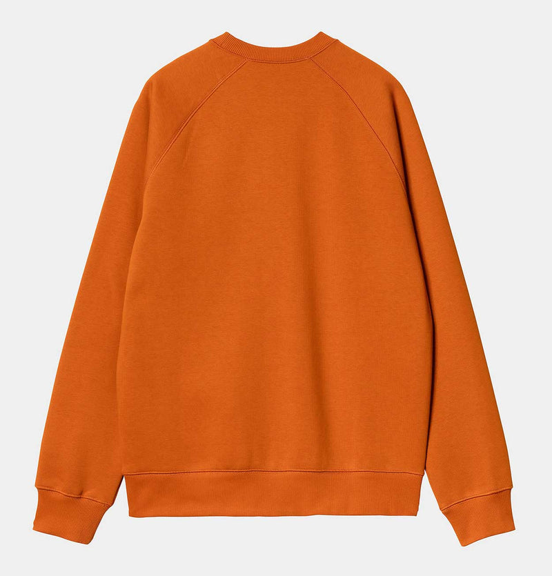 Carhartt WIP Chase Sweatshirt in Turmeric