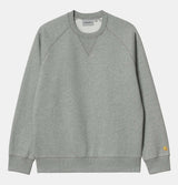 Carhartt WIP Chase Sweatshirt in Grey Heather