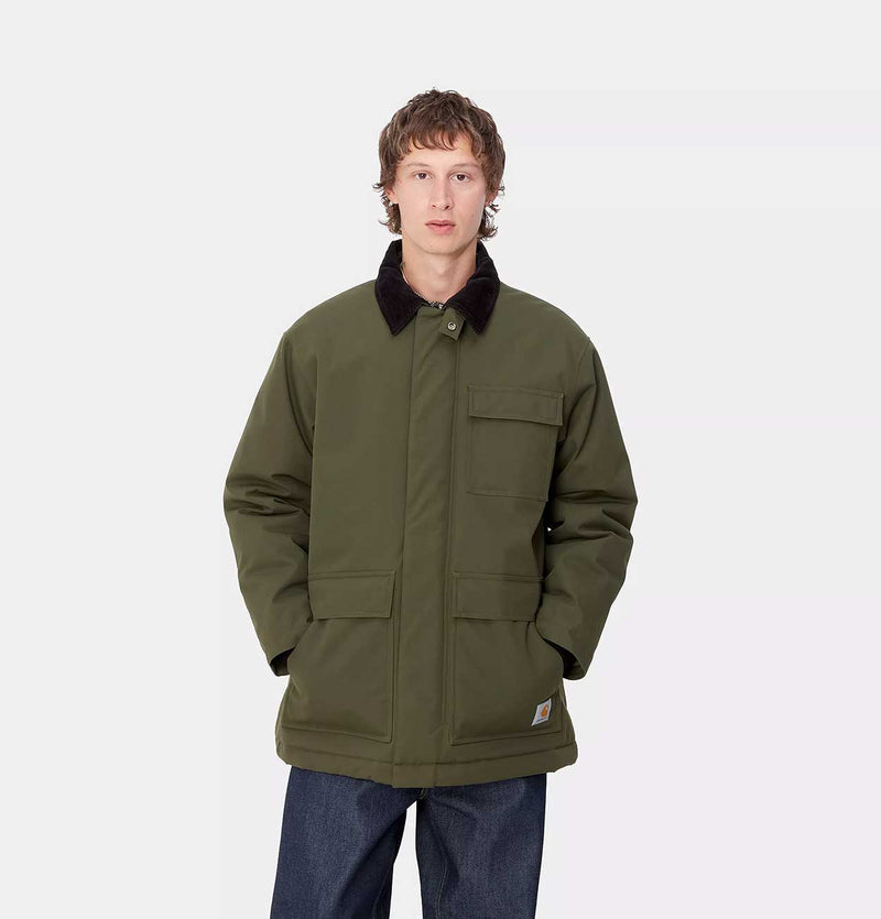 Carhartt WIP Clarton Coat in Office Green