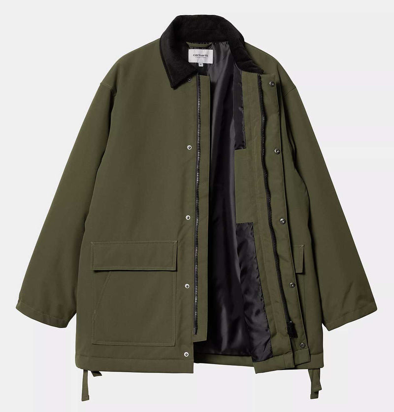 Carhartt WIP Clarton Coat in Office Green