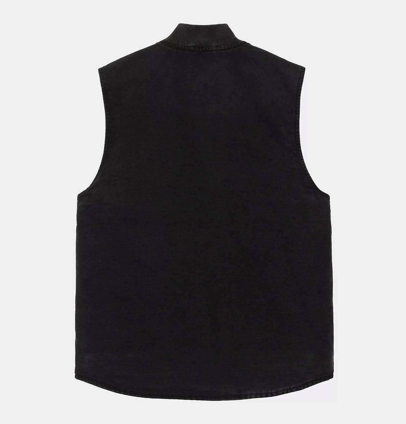 Carhartt WIP Classic Vest in Black Stone Canvas