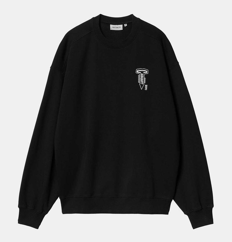 Carhartt WIP Cross Screw Sweatshirt in Black