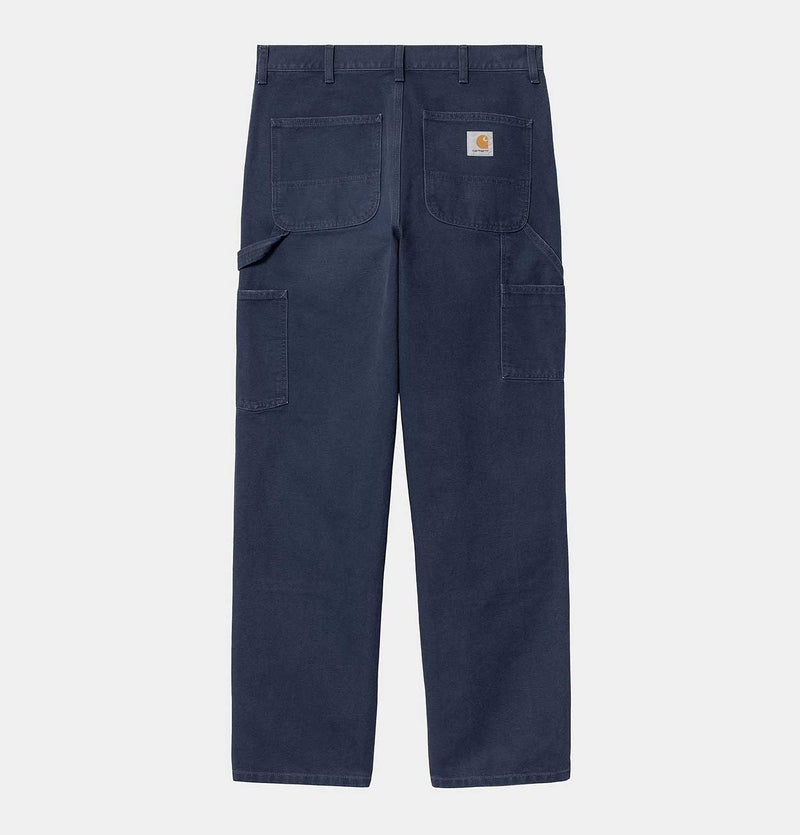 Carhartt WIP Double Knee Pant in Air Force Blue Aged Canvas