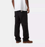 Carhartt WIP Double Knee Pant in Black Rinsed