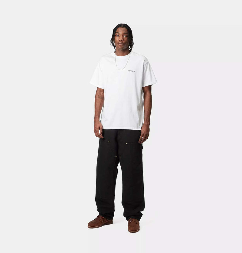 Carhartt WIP Double Knee Pant in Black Rinsed