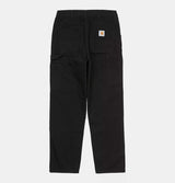 Carhartt WIP Double Knee Pant in Black Rinsed