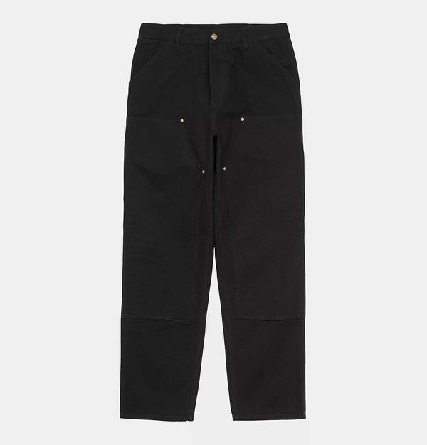 Carhartt WIP Double Knee Pant in Black Rinsed