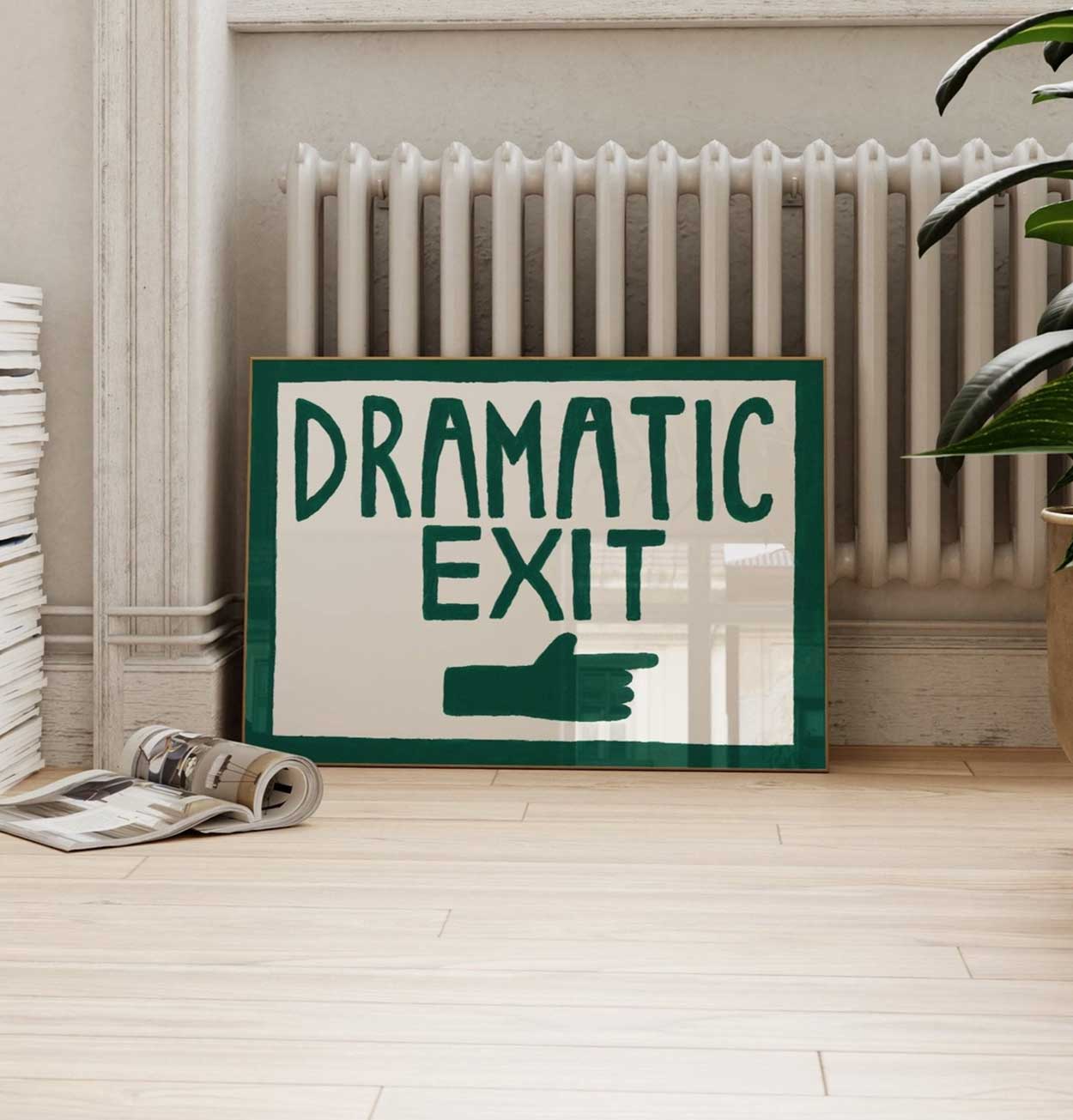Lune Club Dramatic Exit Print – A3