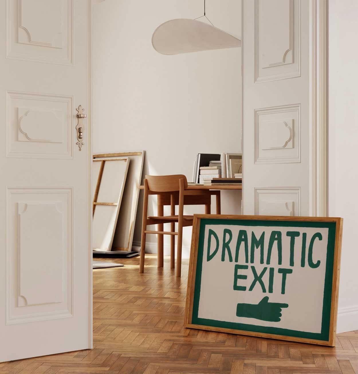 Lune Club Dramatic Exit Print – A3