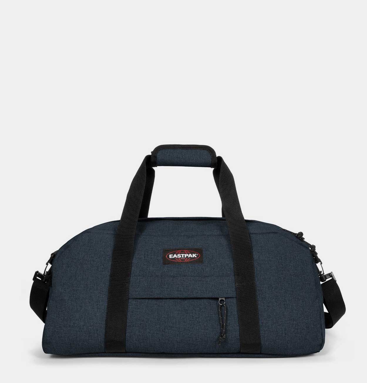 Eastpak Stand+ Small Duffle Bag in Triple Denim Blue