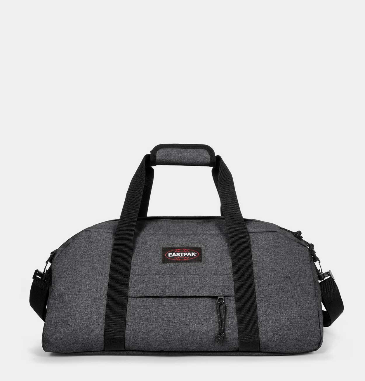 Eastpak Stand+ Small Duffle Bag in Black Denim
