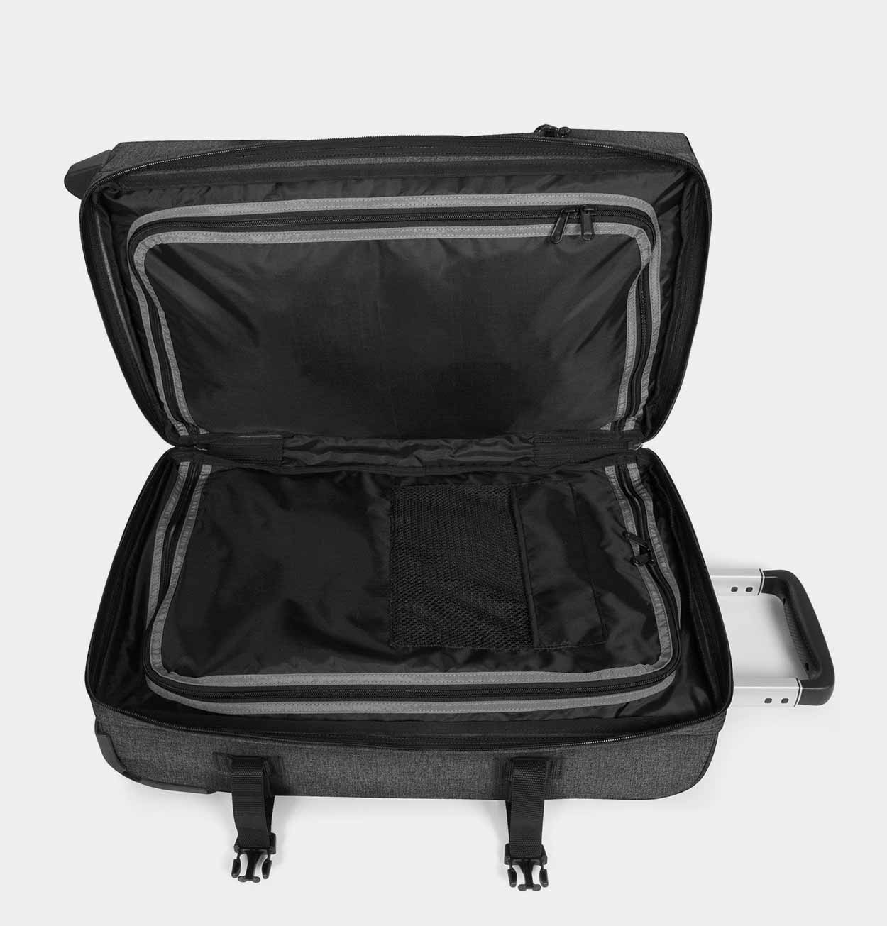 Eastpak Transit'R S Cabin-Size Suitcase in Black Denim