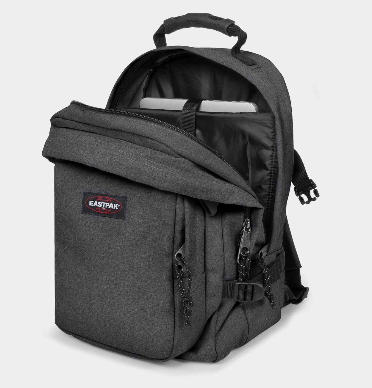 Eastpak Provider Backpack in Black Denim