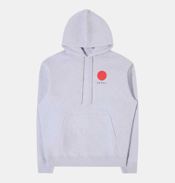 EDWIN Japanese Sun Hoodie in Grey Marl